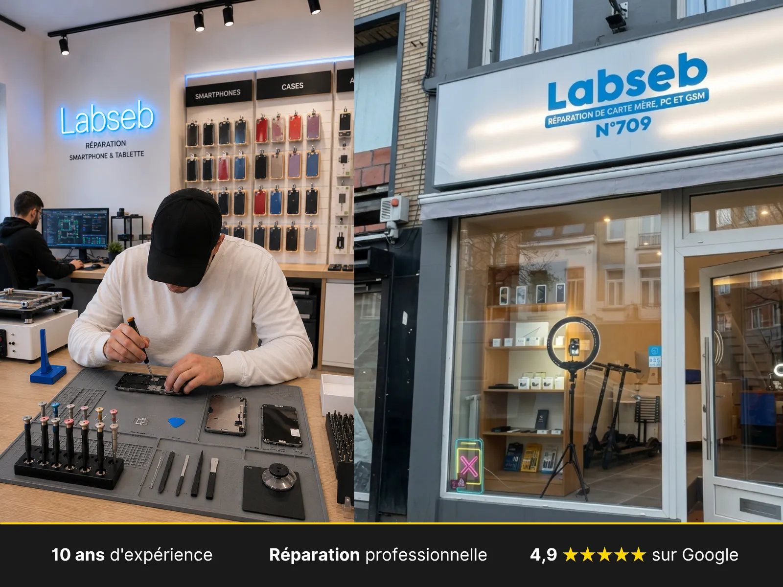 Notre boutique et notre atelier de réparation
